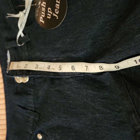 X-Tasy push up jean shorts NWT 8 - Picture 3 of 6